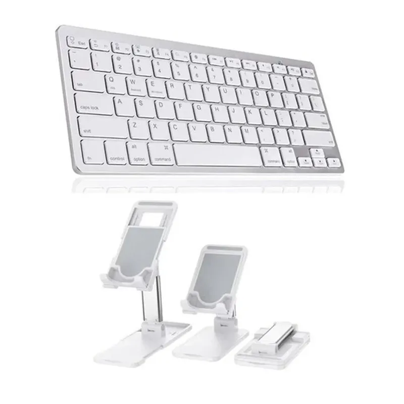 Teclado Bluetooth Para Tablet Air 5 10,9" 2022 Sup Apoio Preto