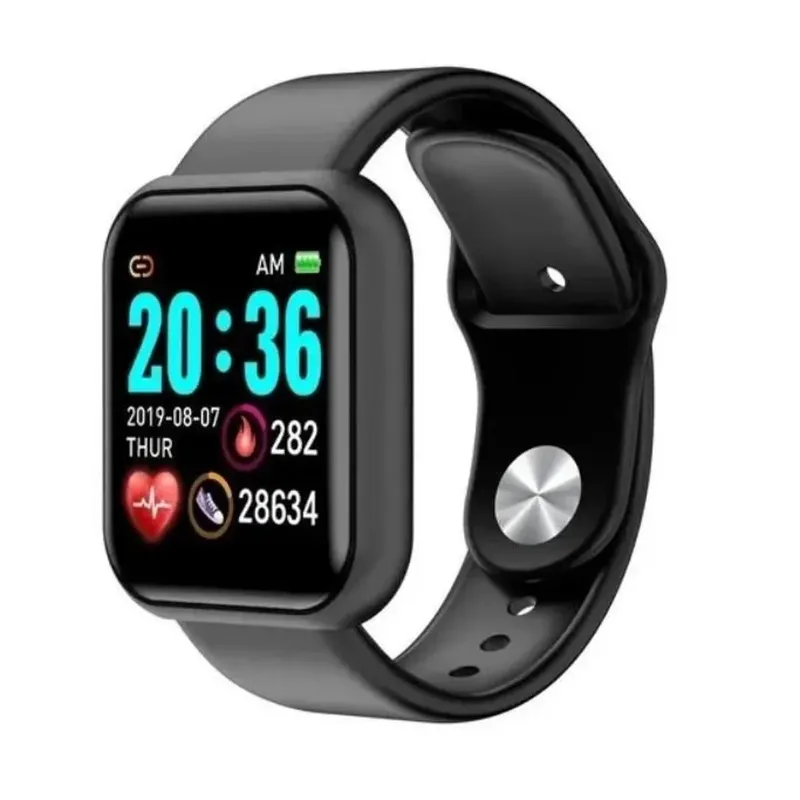 Relógio Bluetooth Smartwatch D20 Preto