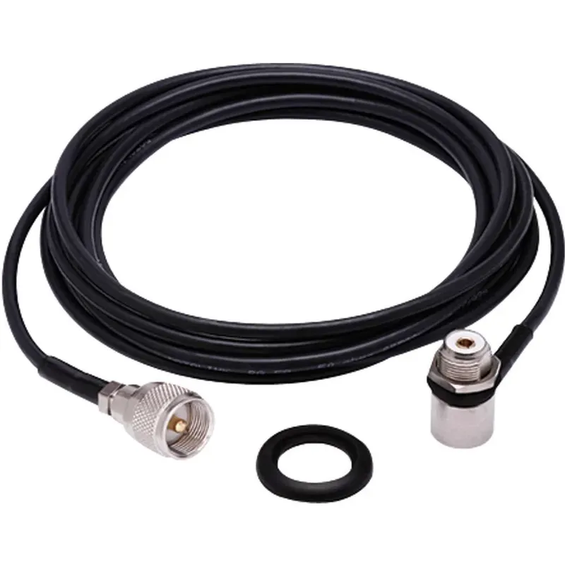 Cabo RG58 Aquario M-805K Cabo de 5.5 Metos Conector Mini UHF Macho Mini