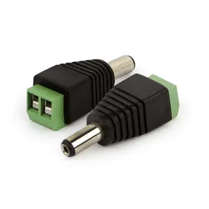 Conector Bnc P4 Macho Borne Cftv Camera 5,5*2,5mm Unidade