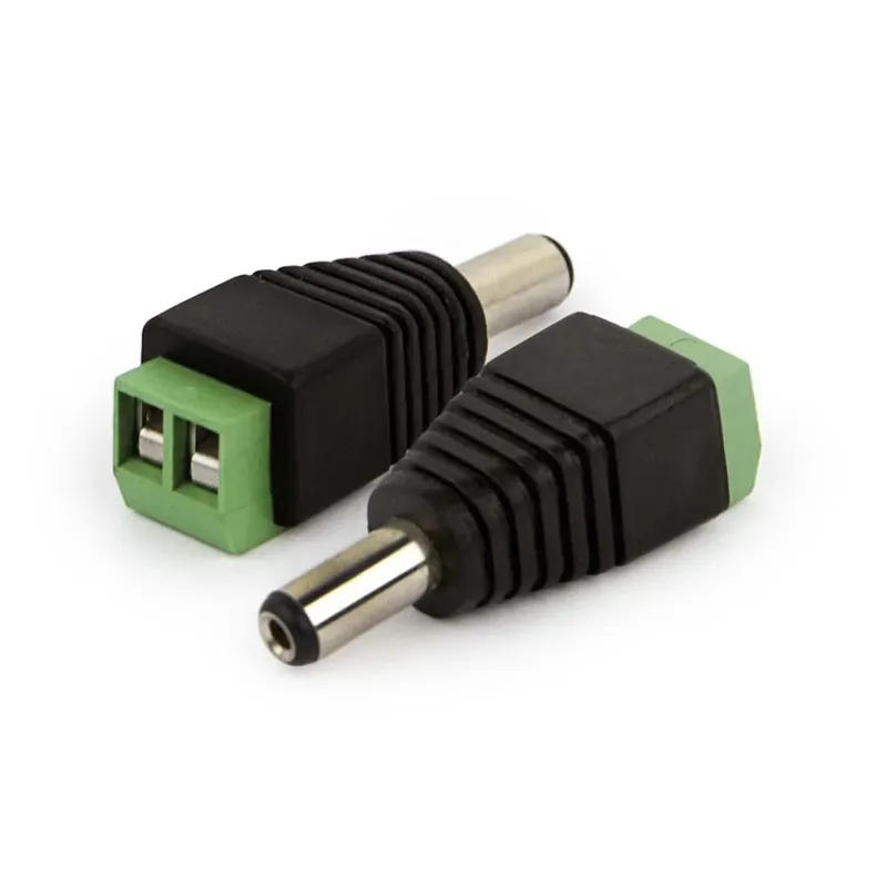 Conector Bnc P4 Macho Borne Cftv Camera 5,5*2,5mm Unidade