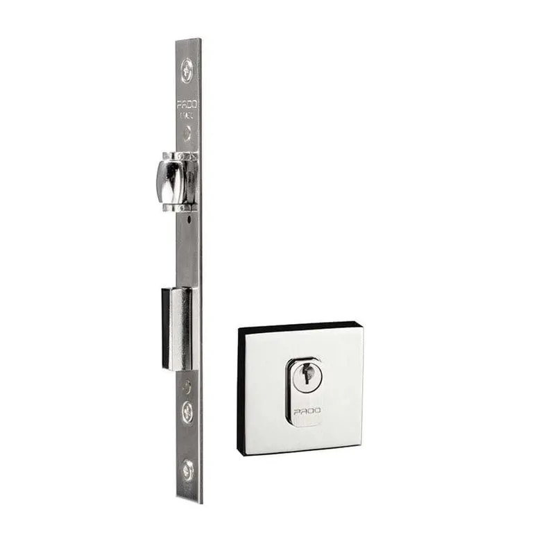 Fechadura Rolete Para Porta Pivotante 55mm Preto Rq2 464-55re Ctz-55 Ept Pado