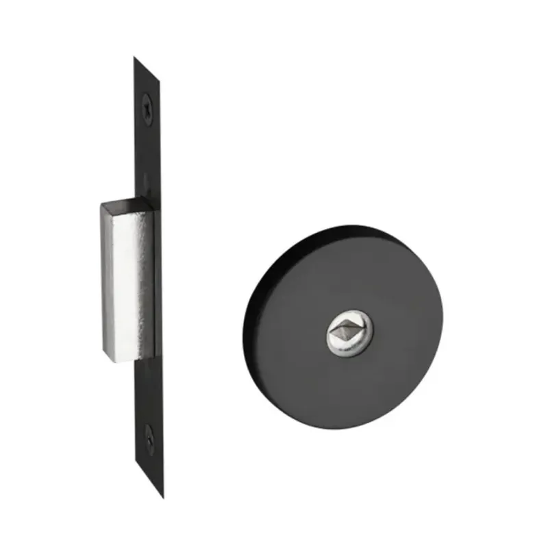 Fechadura Trava Auxiliar Tetra Chave Ix 1000 Redonda Inox Escovado 40mm Pado