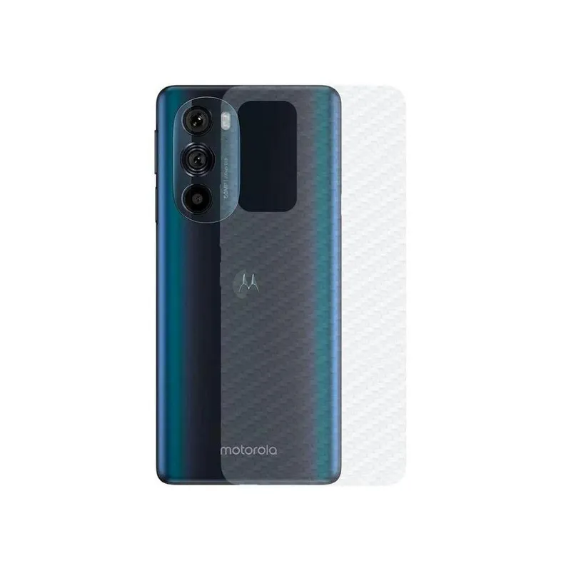 Película Gshield Para Motorola Edge 30 Pro 5g, Traseira De Fibra De Carbono