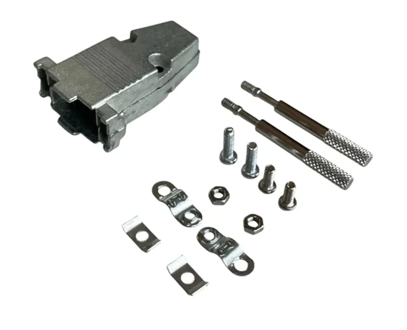 Capa Db9 / Hd15 Metal Kit Longo Porca E Parafuso - 4 Pçs