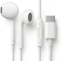 Fones De Ouvido Com Fio Tipo C Microfone Integrado Compativel Iphone 15 15 Pro 15 Pro Max 16 16 Pro Max Com Fio Fones Estéreo Compatíveis Android Lg