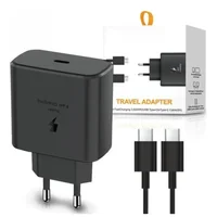 Fonte Usb-c Turbo Para Celular Carregamento Rápido Preto