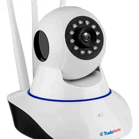 Câmera de Segurança Tudo Forte Bullet IP, HD, Lente 3.6 mm, Com Áudio, Grava Em Cartão SD, Com 2 Antenas, Visão Noturna