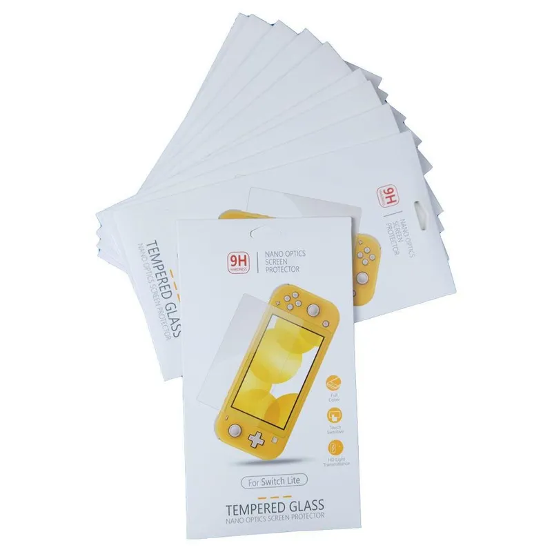 Kit 10 Películas Vidro Nitendo Switch Lite Premium 9h Transparente Alta Sensibilidade