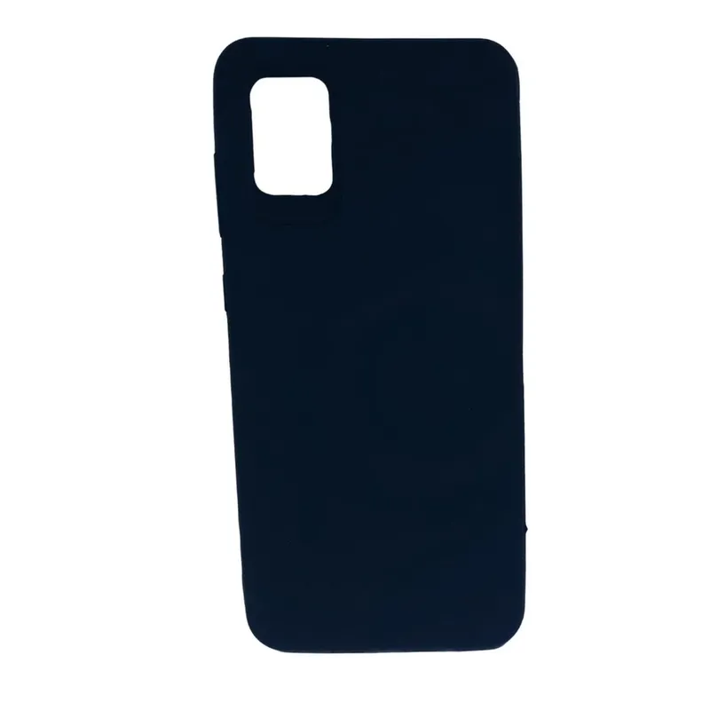 Capa Capinha Case Galaxy A31 Emborrachada Flexível Ante Queda Mole A31:preto