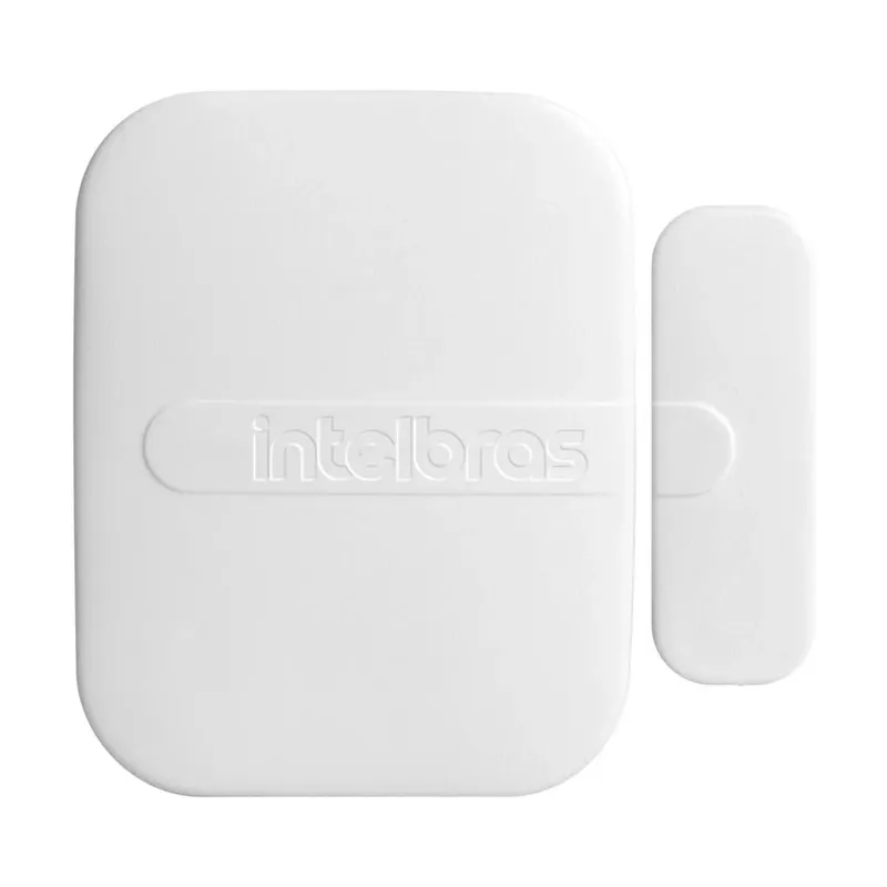 Sensor Magnético De Abertura Sem Fio De Porta E Janela Xas Light Branco Intelbras