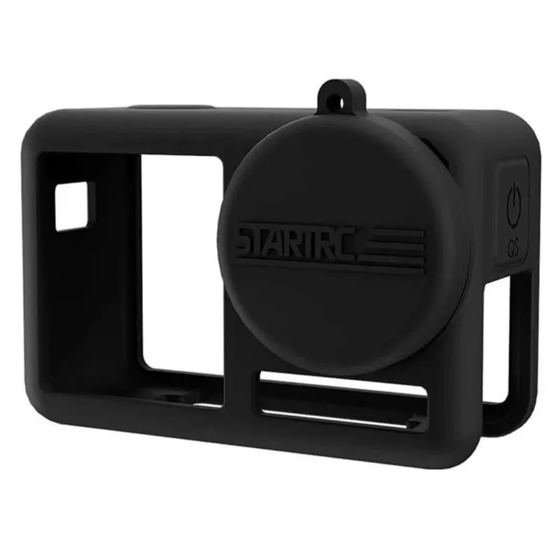 Capa De Silicone Para Dji Osmo Action 3 / 4 + Cordão Pulso + Protetor De Lente - Startrc