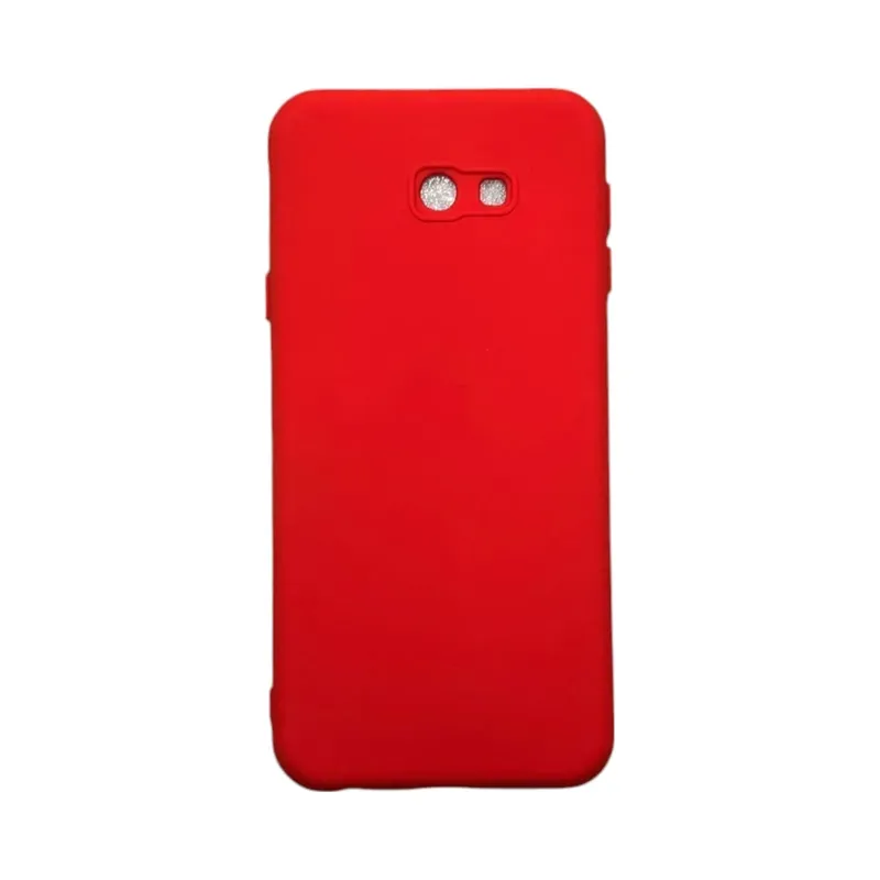 Capa Samsung J4 Plus / J4 Core Silicone Aveludada Protege Câmera Colorida Capinha Anti Impacto J4 Plus / Core:vermelho