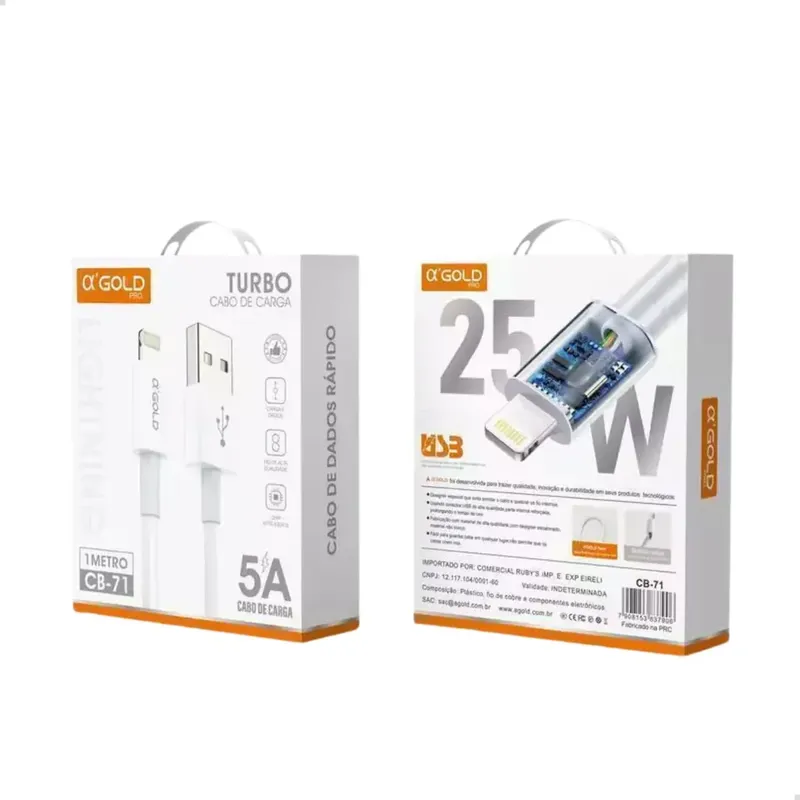 Cabo Turbo Iphone 6a 1m A'gold Cb-71