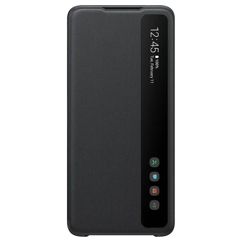 Capa Samsung Galaxy S20 Ultra Clear View, Preto - EF-ZG988CBEGBR