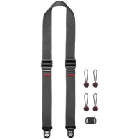 Alça De Pescoço Peak Design Slide Lite Sll-bk-3 Com Sistema De Liberação Rápida (preto)