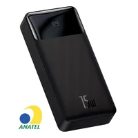 Carregador Bolso Ultrafino Preto 22.5w Tecnologia Instantânea