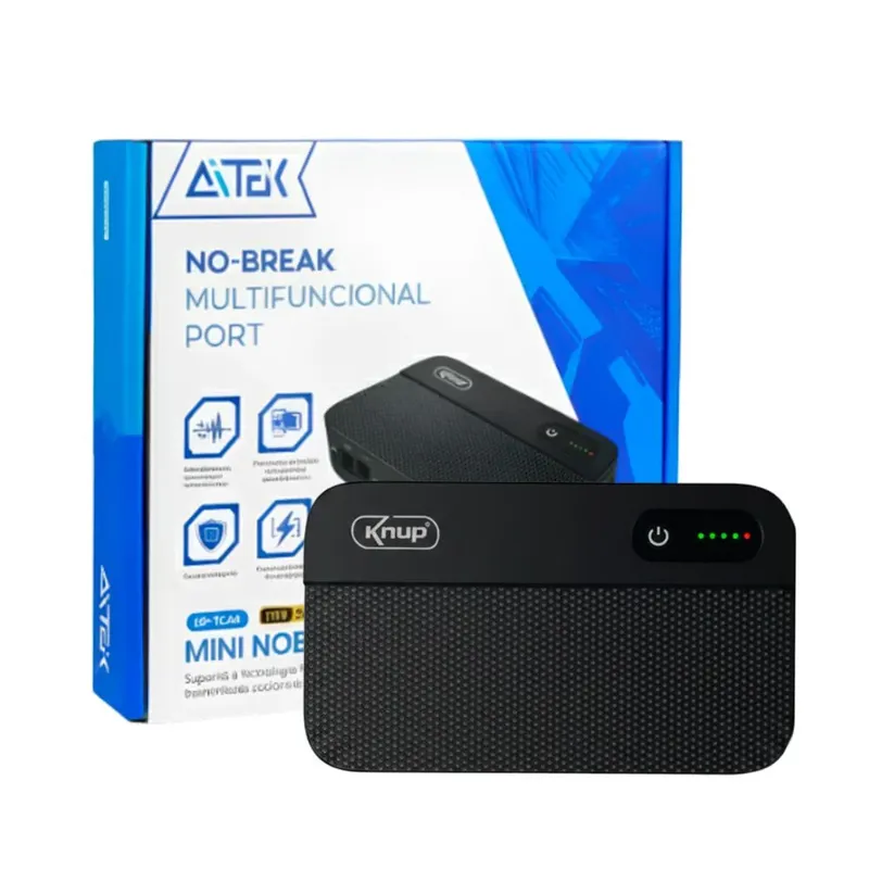 Mini Nobreak Dc 18w Bivolt Saídas 5v/9v/12v/24v Proteção Sobrecarga