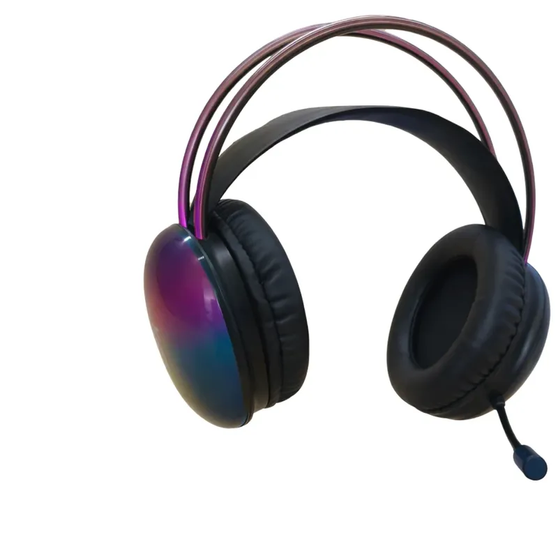 Headset Gamer RGB Com Microfone P2 E Usb Para PC E Notebook Drivers De 40mm Som Estéreo Imersivo