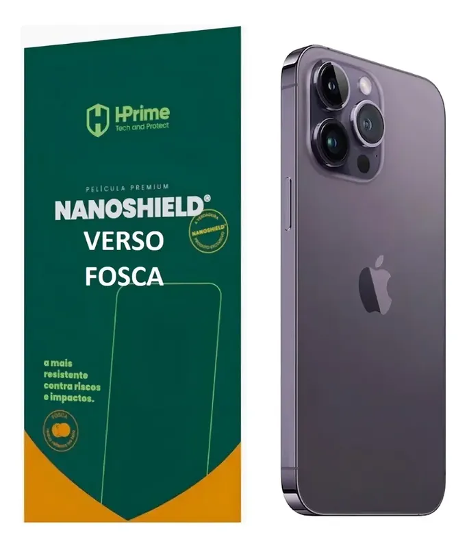 Película Hprime P/ Iphone 14 Nanoshield Fosca Traseira