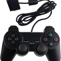 Controle Zengin para Playstation 1 e 2 Dualshock com 17 Botões e Vibração