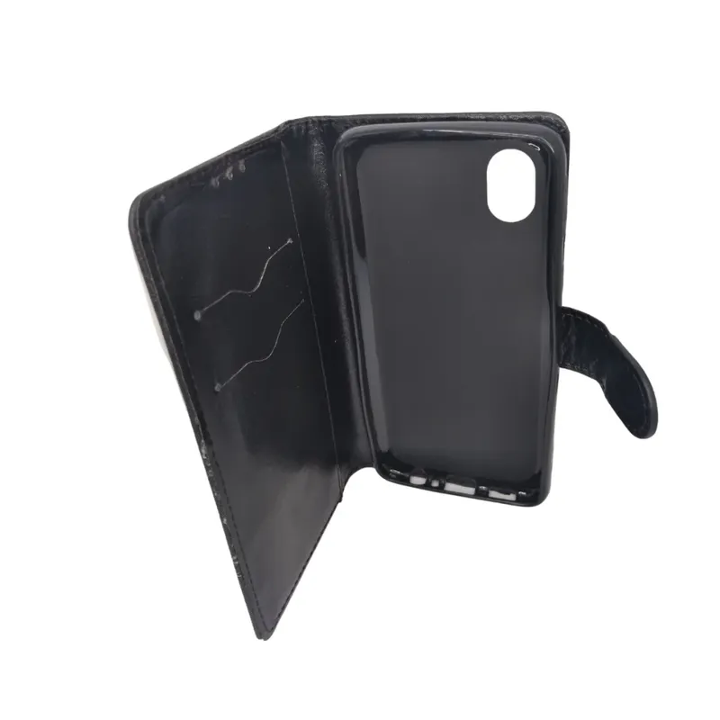 Capa Capinha Carteira Celular A01 Core Ani Impacto Antiqueda Cor:preto