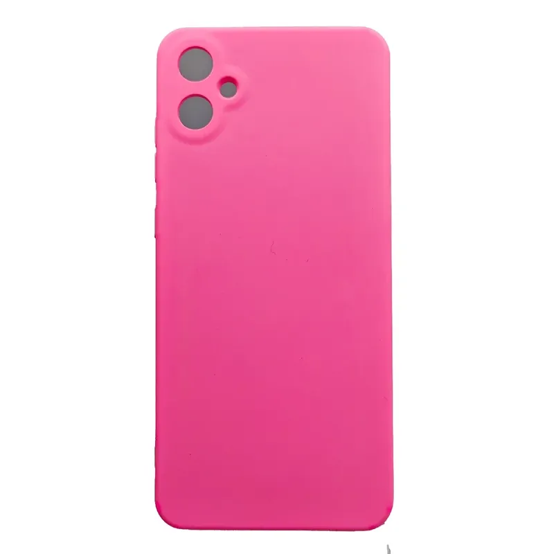 Capa Capinha Compatível Com Samsung Galaxy A06 A065 Tela 6.7 Silicone Aveludada Premium Cor:rosa