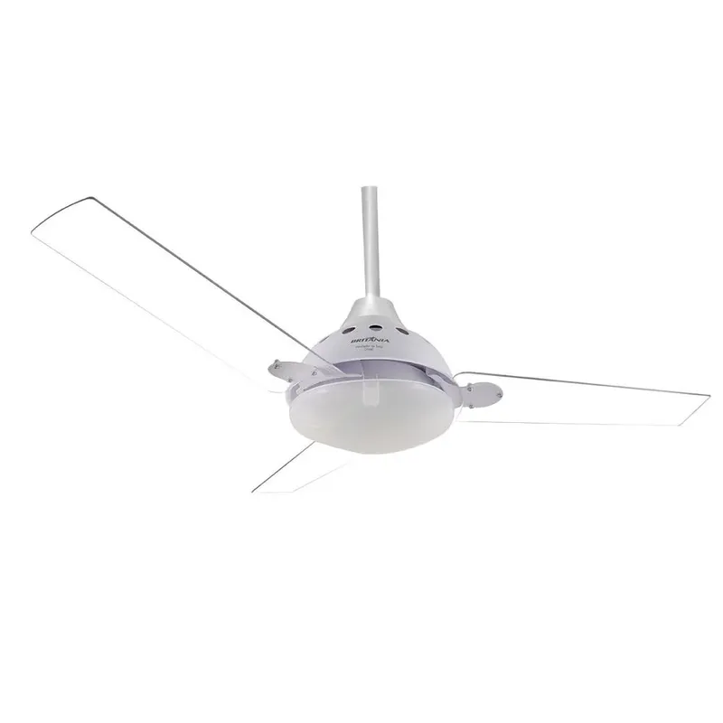 Ventilador Britânia de Teto e Luminária, Cristal, BVT05B, 127V