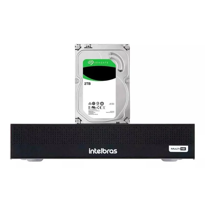 Gravador Dvr Mhdx 3008-c, Inteligência Artificial, FULL HD, Com HD 2tb