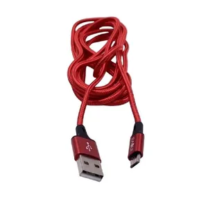 Cabo Smartphone Inova Micro Usb 2.0m Cordinha V8 Celular Vermelho.
