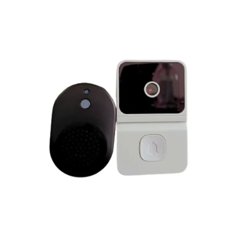 Interfone Inteligente Dixsg, Wifi, Visão Noturna Nítida, Ângulo amplo de 100 Graus, Branco