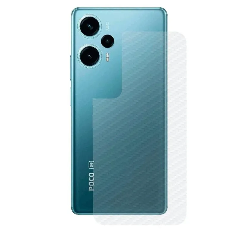 Película Gshield Para Xiaomi Poco F5-traseira Fibra Carbono