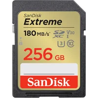 Cartão De Memória Sdhc 256gb C10 Extreme 180mb/s 4k V30² Sandisk