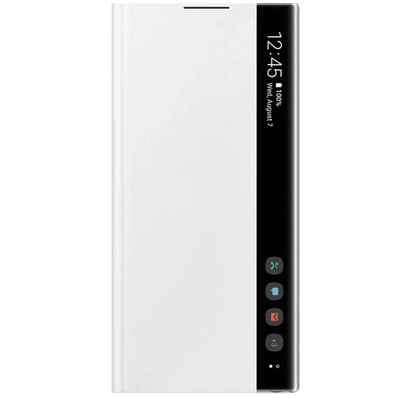 Capa Samsung Clear View Galaxy Note 10 Tela:6.3 Sm-n970 - Branca.