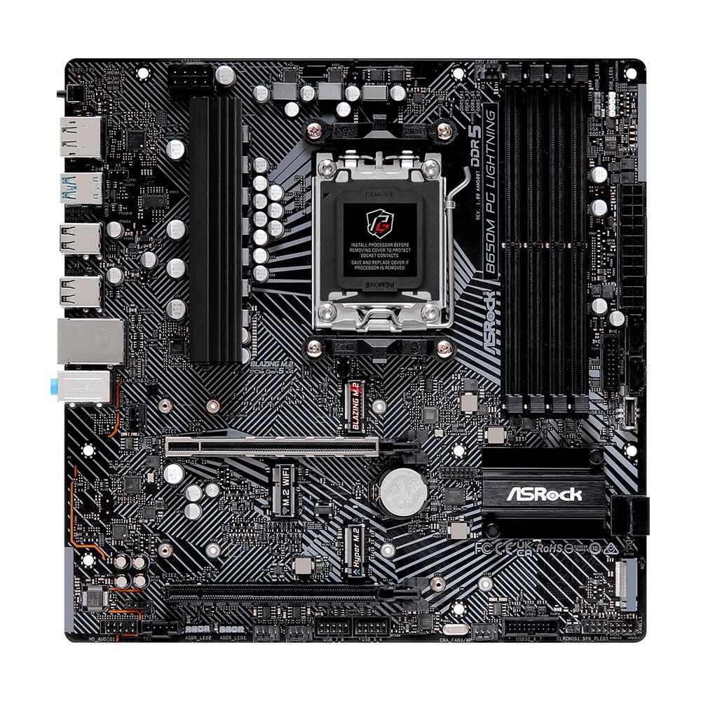 Placa-Mãe ASRock B650M PG Lightning Micro ATX