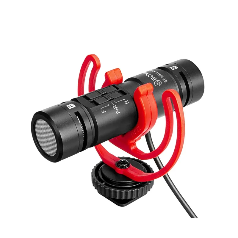 Microfone Condensador Boya, By-mm1 Pro, Cápsula Dupla