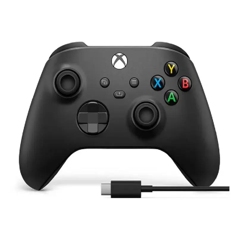 Controle Microsoft Com Fio Para XBOX Series X - Preto