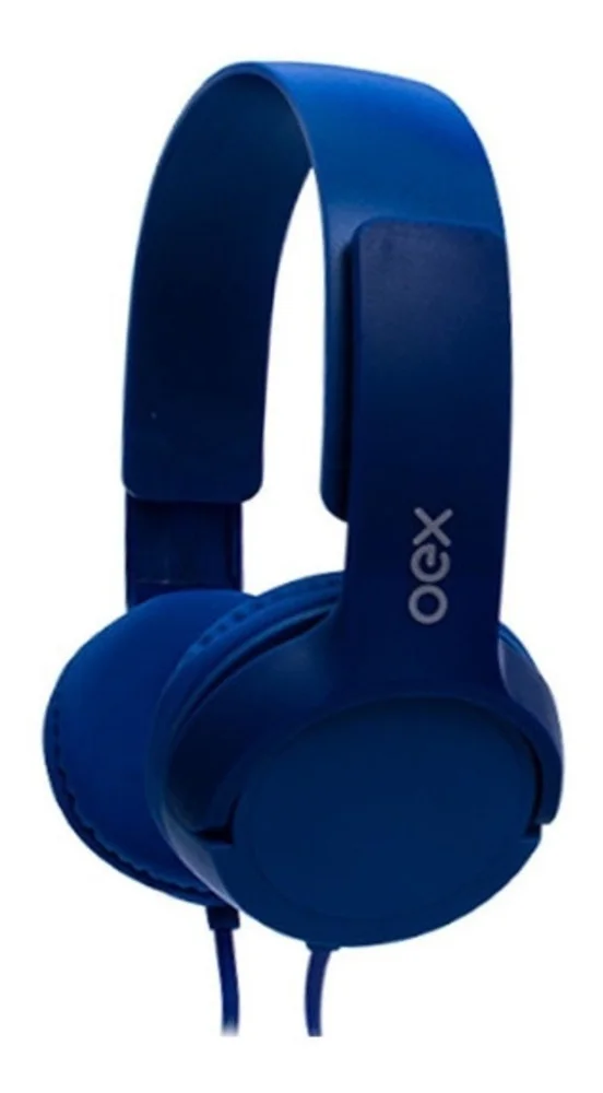 Fone De Ouvido Headphone Teen Hp303 Azul Com Microfone