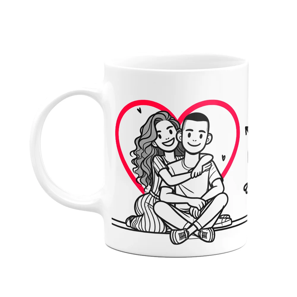 Caneca Namorados My Love Muglove 325ml