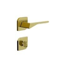 Fechadura Roseta Design Banheiro 40mm Latonado Oxidado 735b128lo 3f