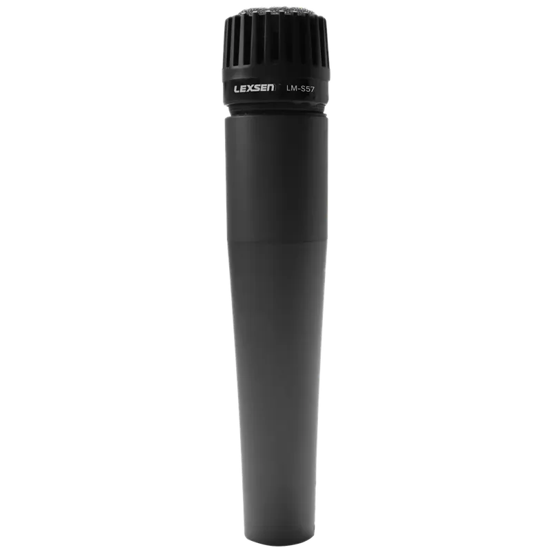Microfone com fio Dinâmico Cardioide para voz e instrumentos - Lexsen LM-S57