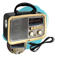 Radio Am Fm Vintage Usb Bluetooth A Pilha E Energia