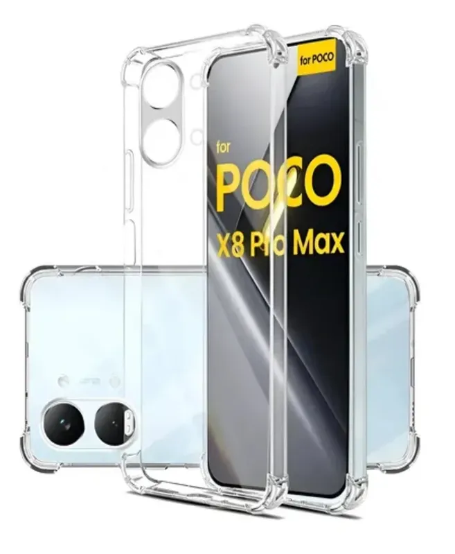 Capinha Capa Antishock Reforçada Para Xiaomi Poco X8 Pro Max (6.83)