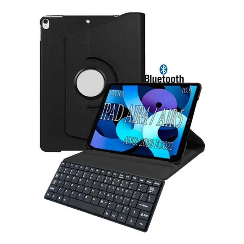 Capa Teclado Pelicula Para Ipad Air4 E Air 5