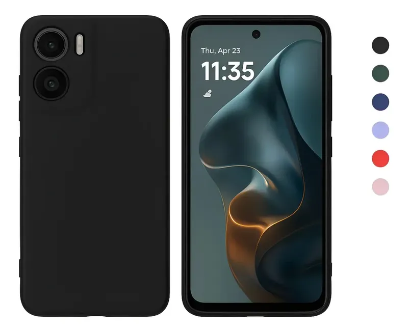 Capa Capinha Case Aveludada Para Motorola Moto G05