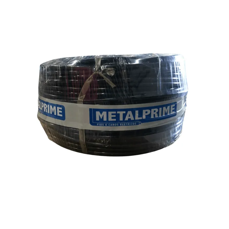 Fio Cabo De Alumínio Metalprime Singelo, Encapado, 16.0mm, Com 100 Metros