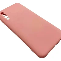 Capa Para Galaxy A30s A50 Silicone Aveludada Rosa Lisa