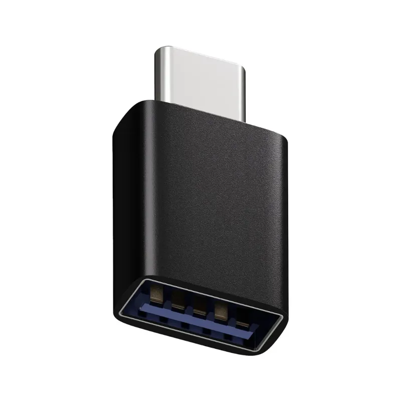 Adaptador Fortrek Ua2c Usb-a Para Usb-c 5gbps 3a Preto - Ua2c
