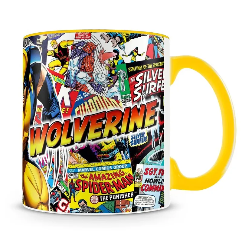 Caneca Wolverine Quadrinhos
