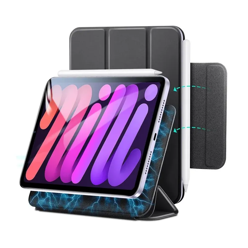 Capa Magnética Rebound Esr Para Ipad Mini 6 Preta